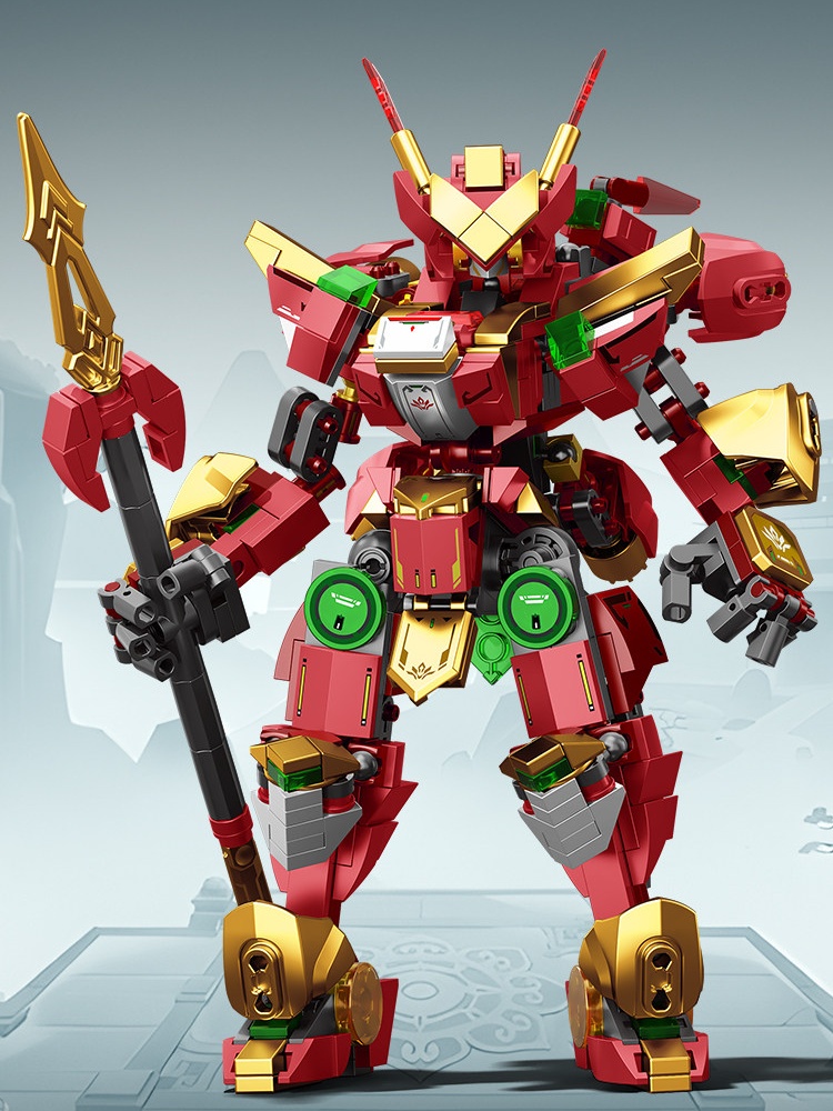 Model Kit Nezha - Sembo Blok Nezha Savaşçı Mecha Yapım
