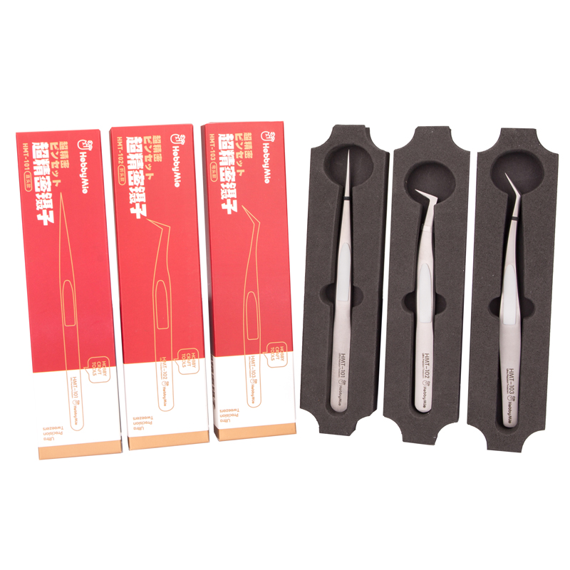 Model Kit Tweezers - HMT101 Açılı Düz Anti Statik Çıkartma