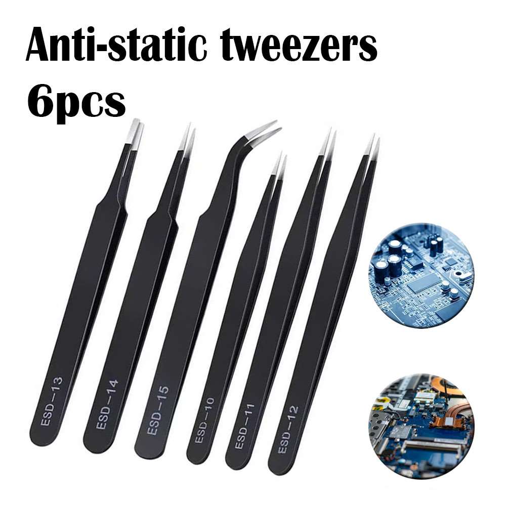 Model Kit Tweezers - VETUS Anti Statik Paslanmaz Çelik Cımbız