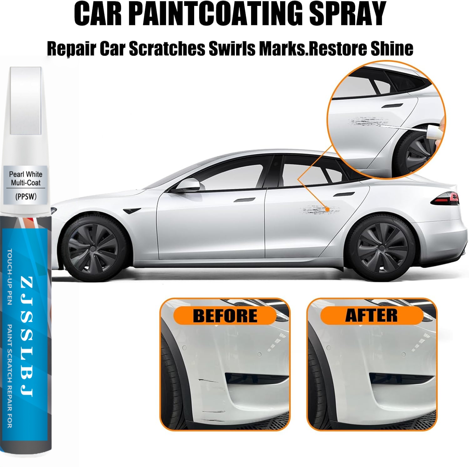 Model Kit Paint Remover - Tesla Model Y/3/S/X için Araba Rötuş