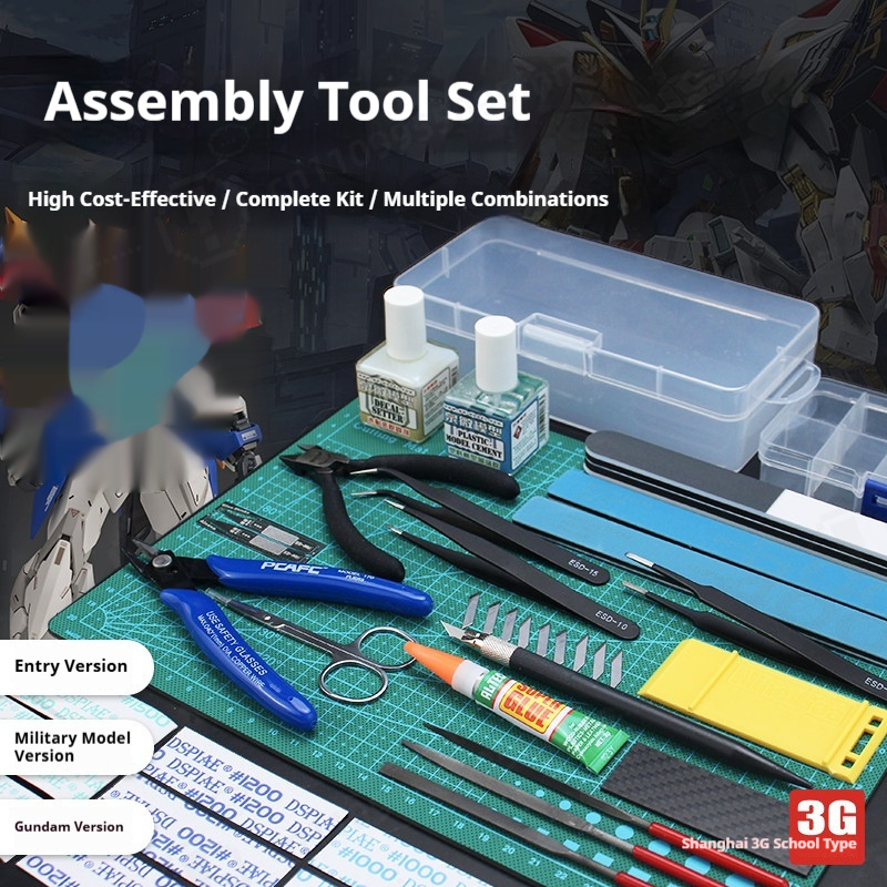 Model Kit Tweezers - Model Yapım Araç Seti Keskin Hobi