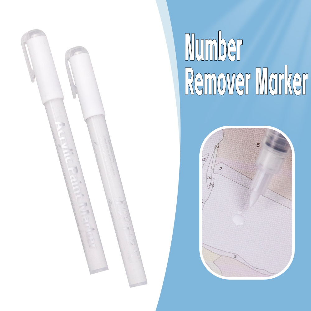 Model Kit Paint Remover - Sayı Silgisi İşaretleyici Beyaz İşaretleyici Dijital