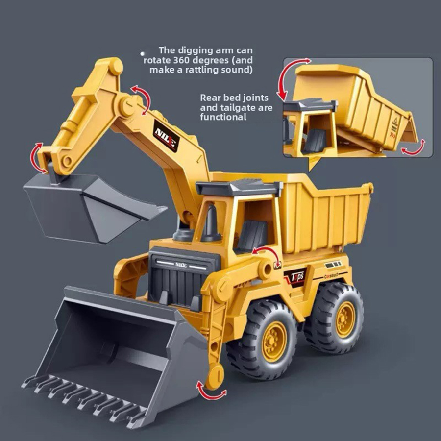 1 adet Ekskavatör Kamyon Model - Model Kit Excavator incelemesi ve fiyatı