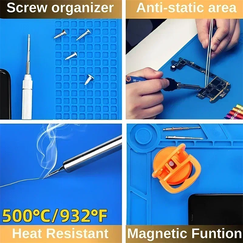 Manyetik Mat Silikon Tamir Mat - Model Kit Tweezers incelemesi ve fiyatı