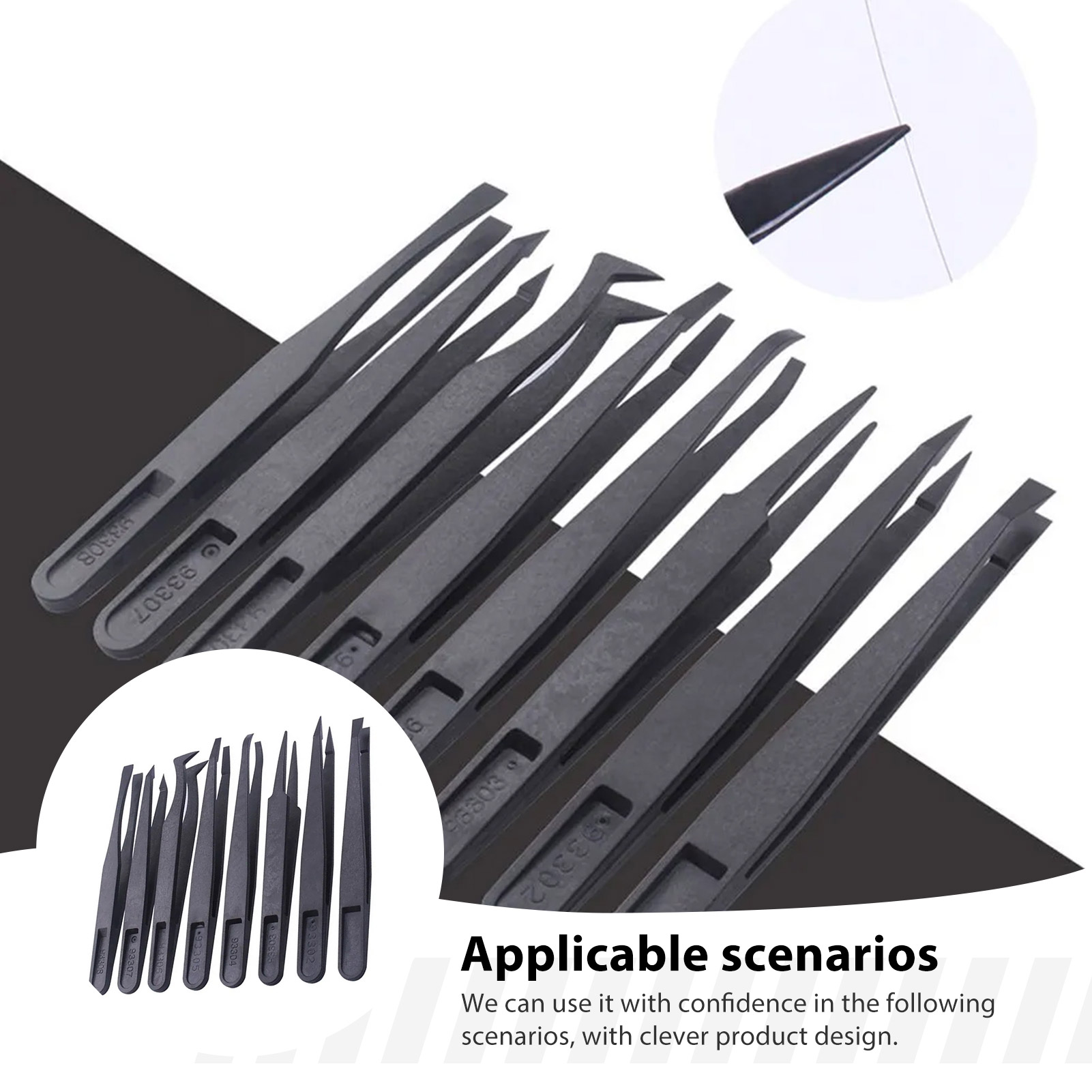 8 Parça Karbon Fiber Cımbız Se - Model Kit Tweezers incelemesi ve fiyatı