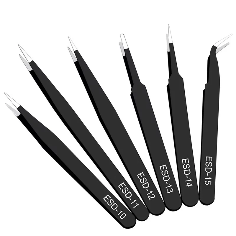 6 adet anti-statik paslanmaz ç - Model Kit Tweezers incelemesi ve fiyatı