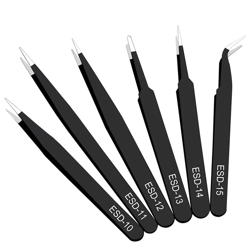 6 adet anti-statik paslanmaz ç - Model Kit Tweezers incelemesi ve fiyatı
